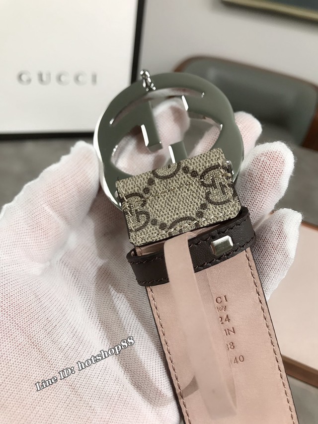 Gucci經典皮帶 古奇雙G腰帶  jjp1864